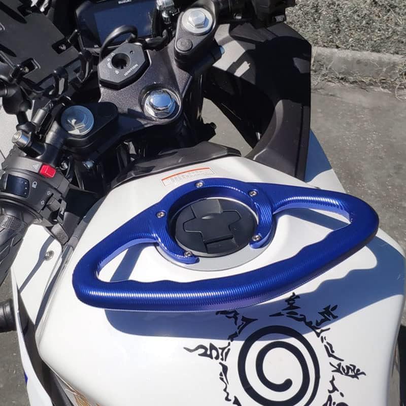 GYMARK Motorcycle Accessories Passenger Hand Grip Fuel Tank Armrest for Yamaha R1 R6 YZF-R25 YZF-R3 YZF1000 Safety Grab Bar (Blue) - Image 2